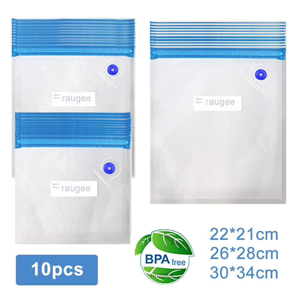 Food Storage No Plastic - Bolsas de vacío reutilizables para envasado