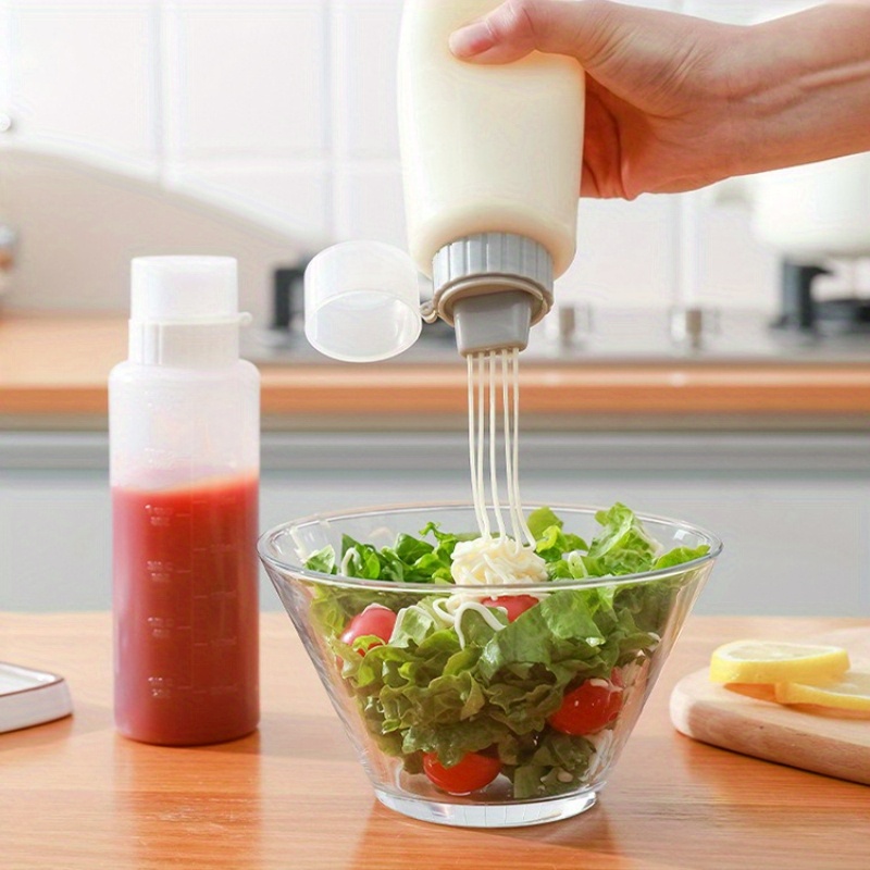 Salad Dressing Bottle - Botella exprimible para salsa de tomate,