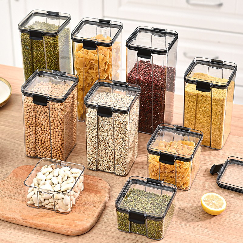 Food Storage Jar Set - Frascos sellados, organizador de almacenamiento de