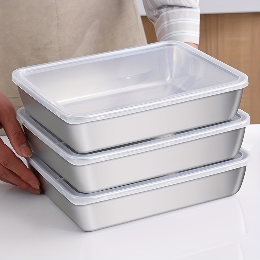 Food Storage No Plastic - 1-3 piezas de recipientes de almacenamiento