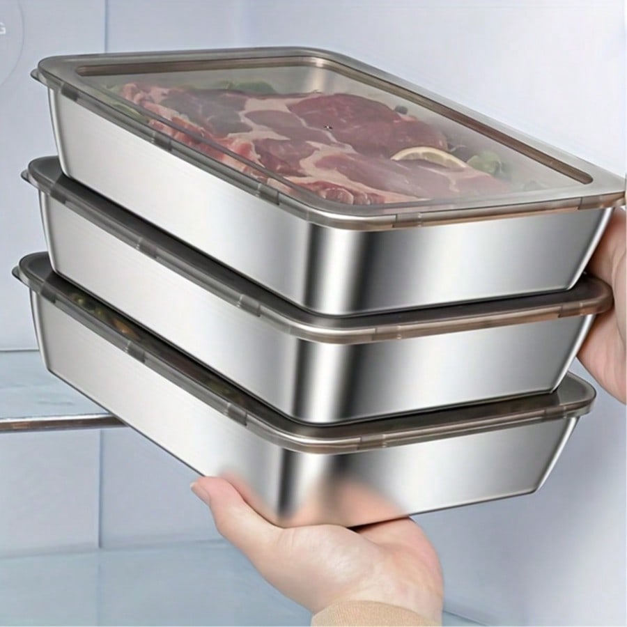Food Storage Prep Containers - Juego de 6 recipientes (3 cajas