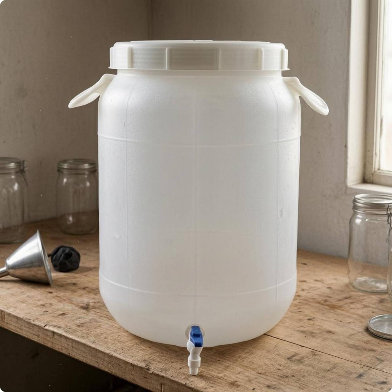 Food Storage Plastic - Barril de Almacenamiento de Plástico de