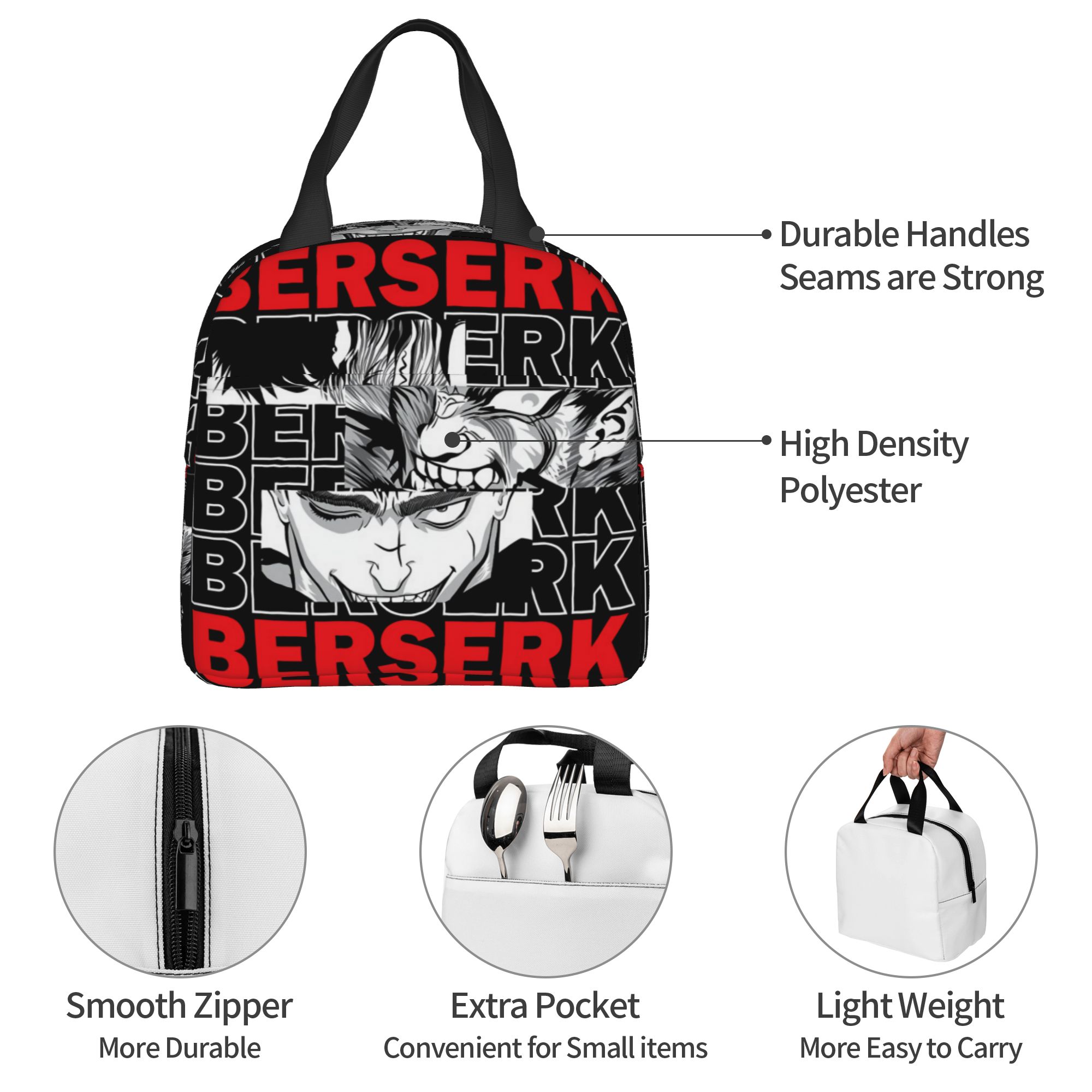 Food Storage System - B-Berserks Bolsa de almuerzo con aislamiento