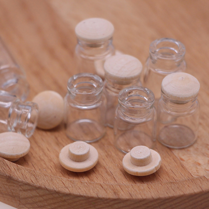 Food Storage Jars With Lids - Frascos de vidrio en miniatura para
