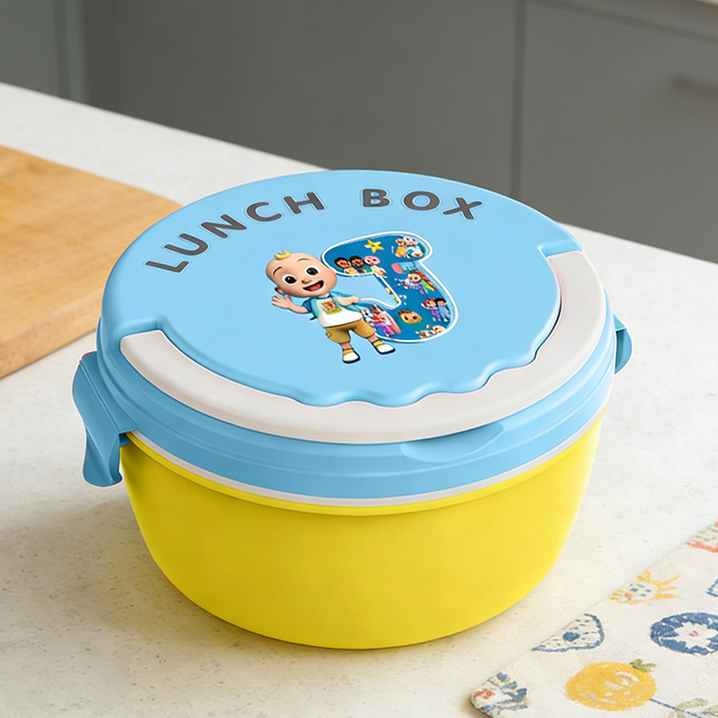 Food Storage Plastic - Loncheras Cocomelon, Caja Bento Portátil para