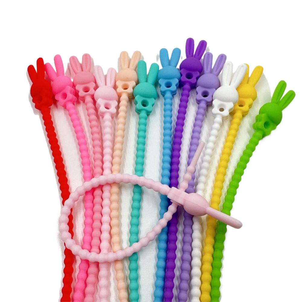Food Storage No Plastic - Organizador de cables de silicona con