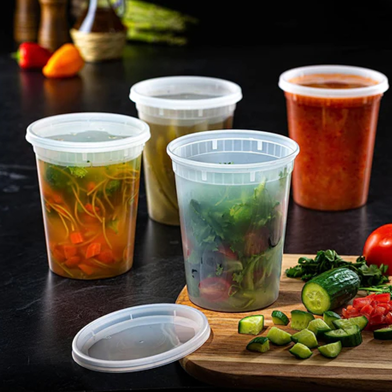 Food Storage Prep Containers - Contenedores de almacenamiento de alimentos con