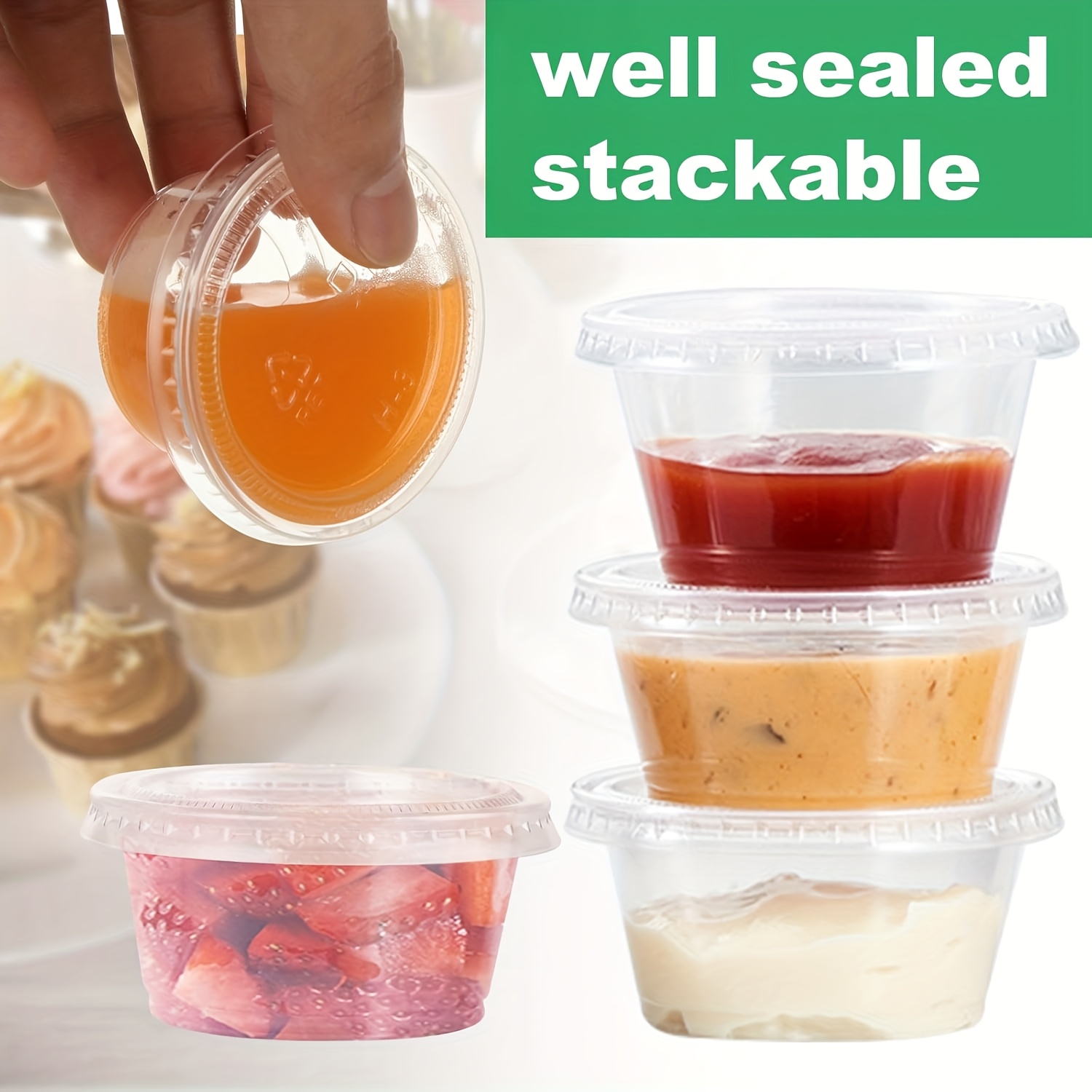 Caja de sellado de salsa desec - Food Storage Jars With Lids reseña y precio