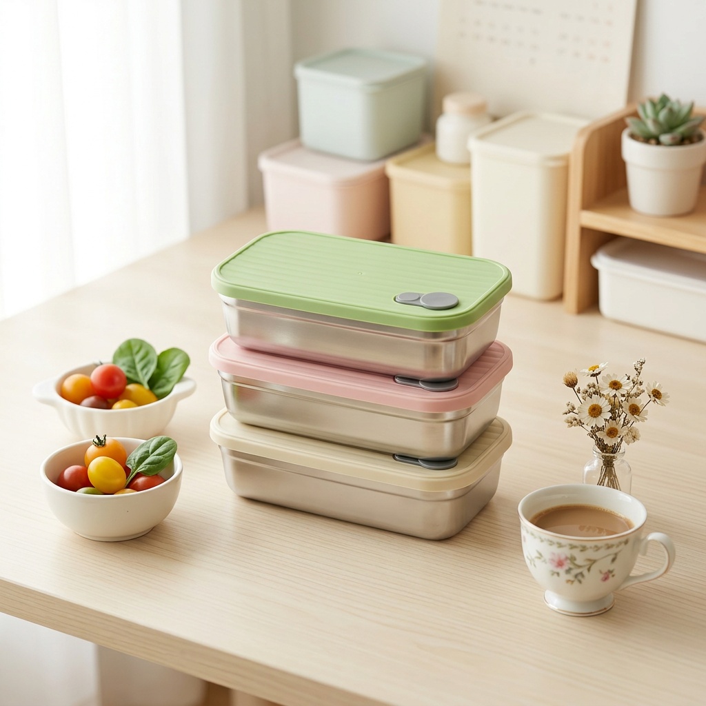 Lonchera de Acero Inoxidable,  - Food Storage Prep Containers reseña y precio