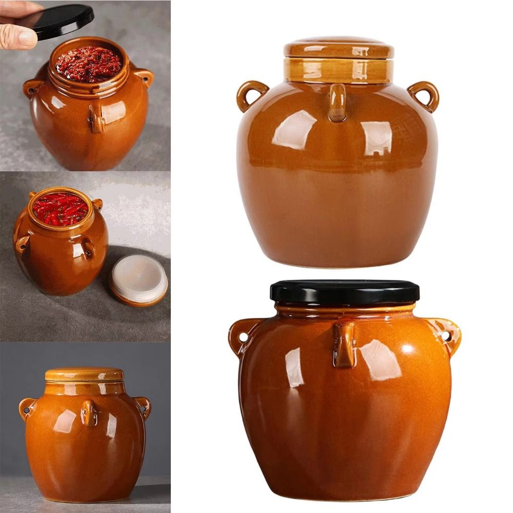 Tarro de cerámica de gran capa - Food Storage Jars With Lids reseña y precio
