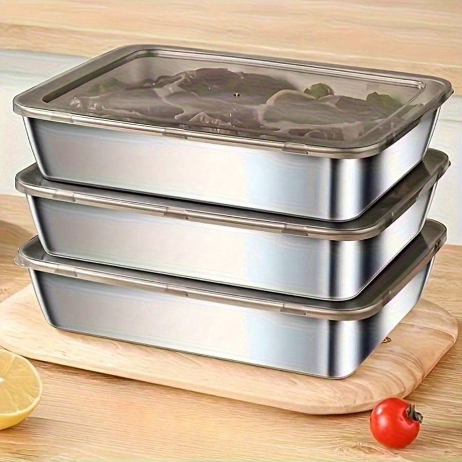 Juego de 6 recipientes (3 caja - Food Storage Prep Containers reseña y precio