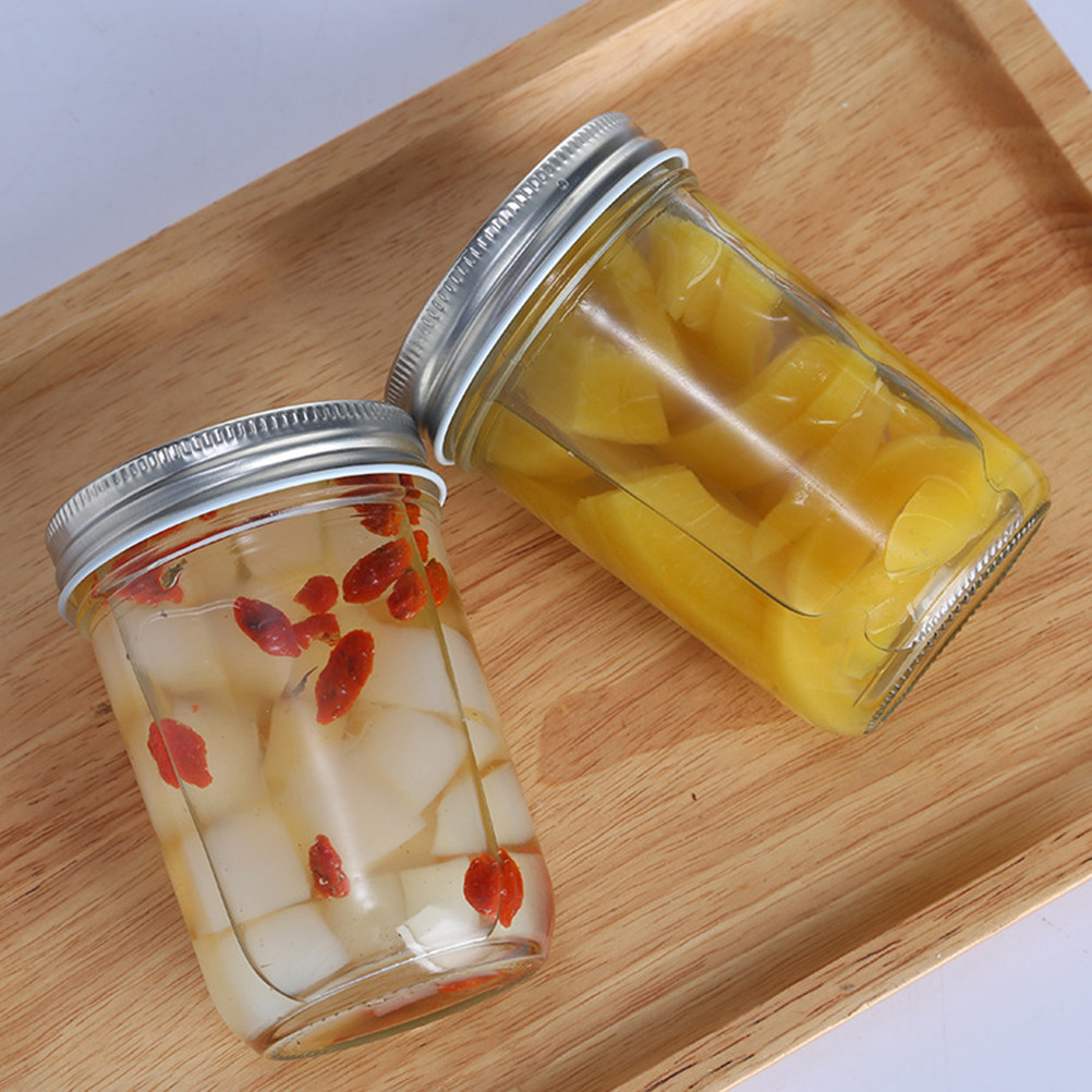 4 frascos de vidrio para conse - Food Storage Plastic reseña y precio