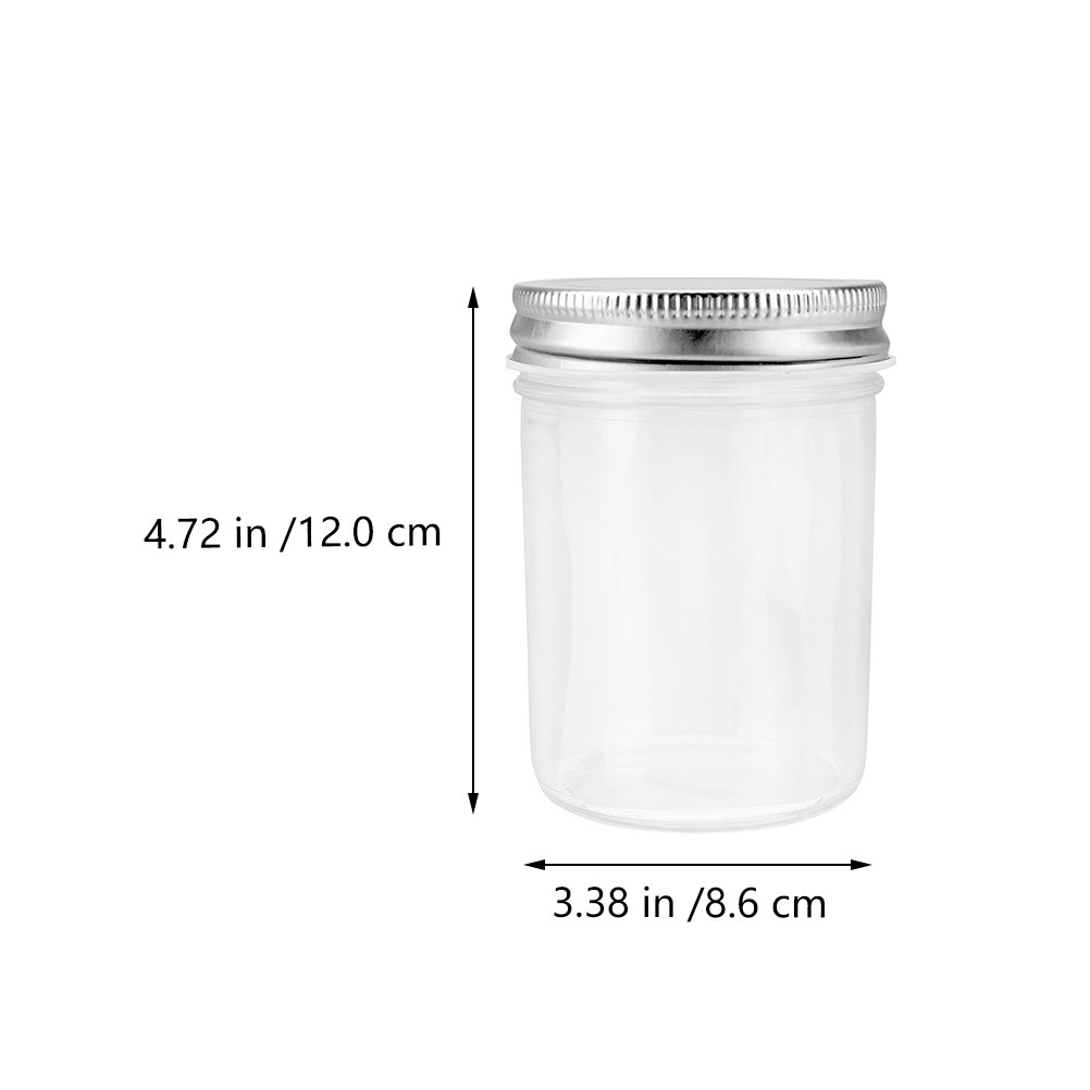 4 frascos de vidrio para conse - Food Storage Plastic reseña y precio