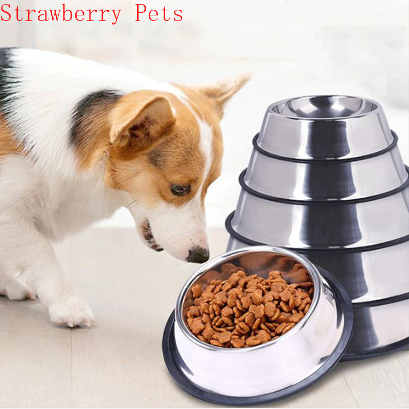 Cuenco de acero inoxidable par - Dog Food Storage Xl reseña y precio