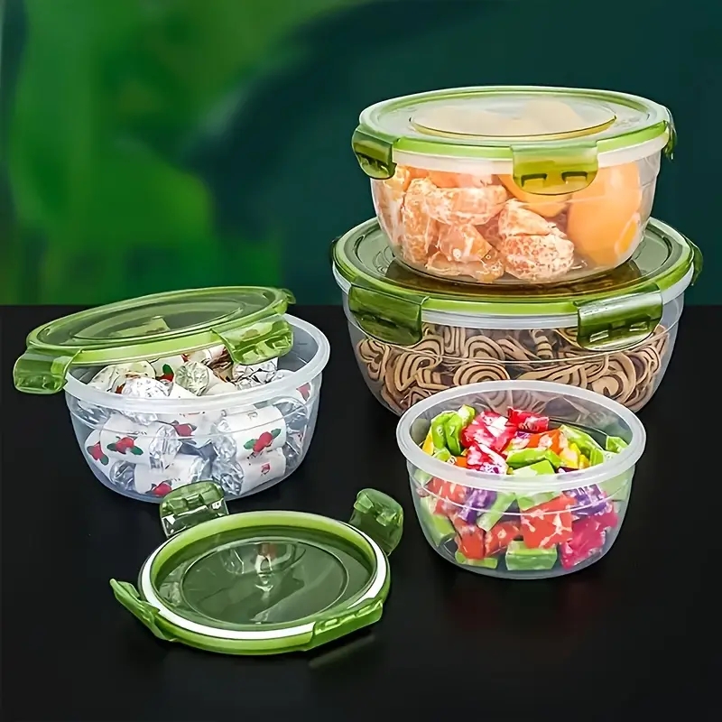4 Recipientes de Plástico para - Food Storage System reseña y precio