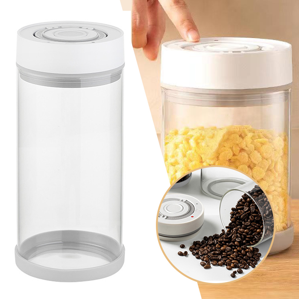 Tarro de vidrio a prueba de hu - Food Storage Jar Set reseña y precio