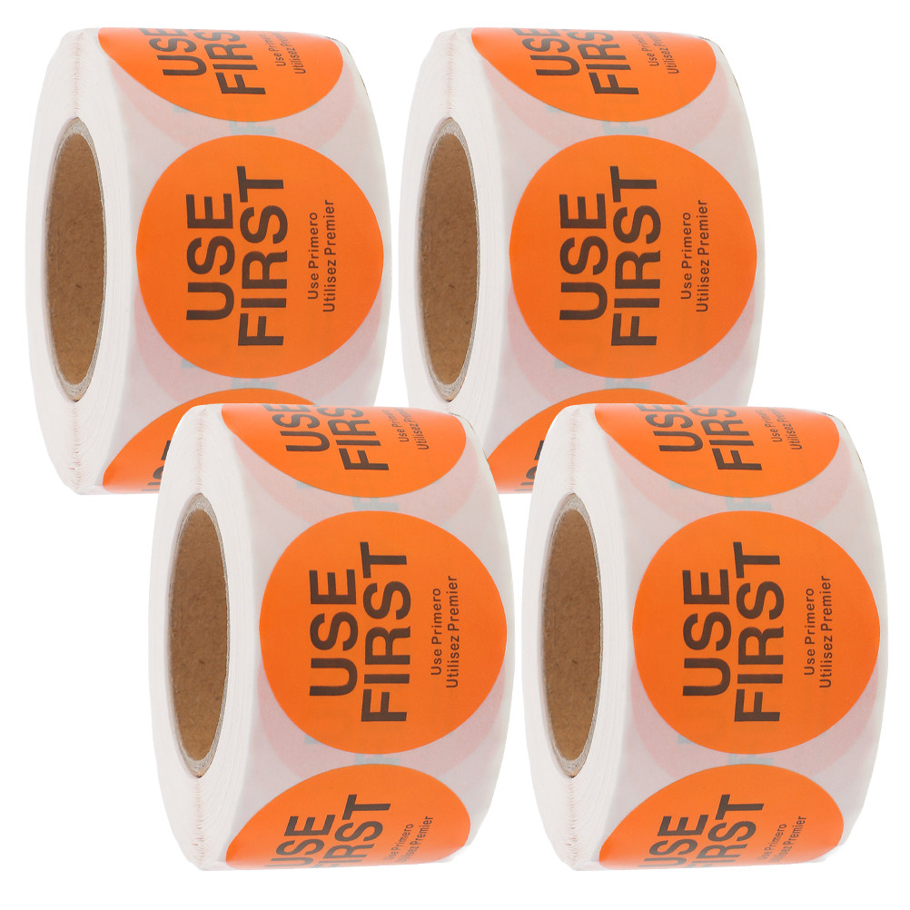 4 rollos de etiquetas adhesiva - Food Storage In Restaurant reseña y precio