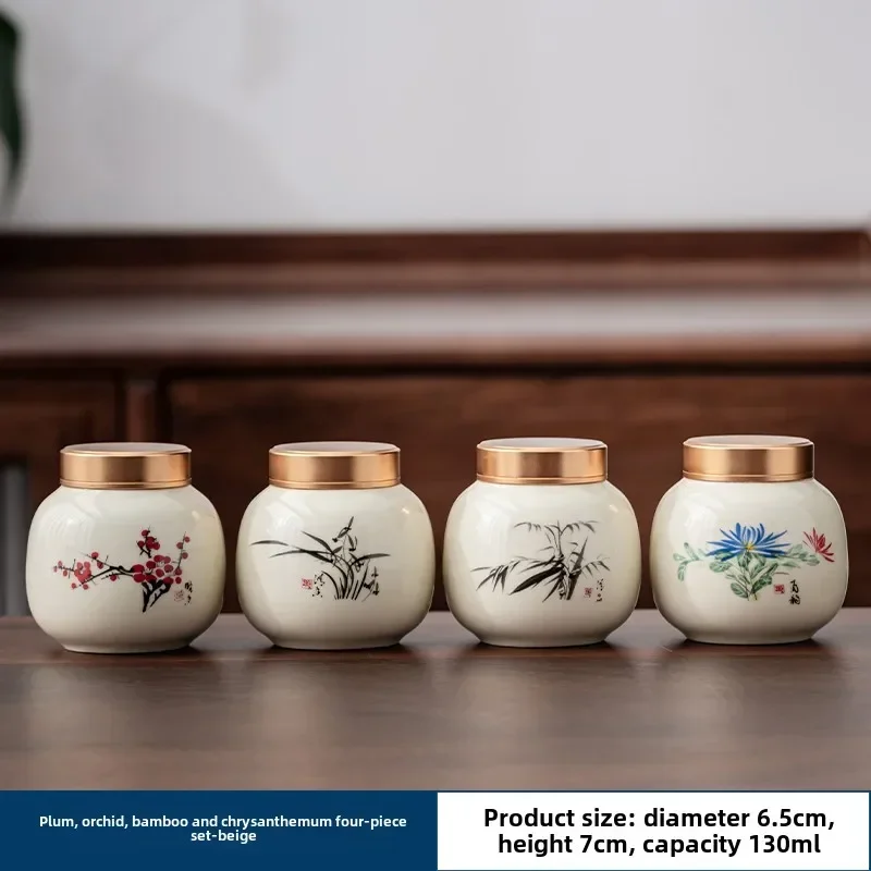 4 unids/lote Boutique cerámica - Food Storage Jar Set reseña y precio