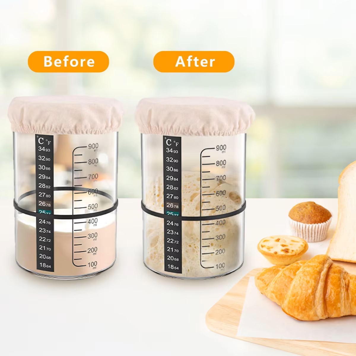 Juego de tarros de cristal tra - Food Storage Jar Set reseña y precio