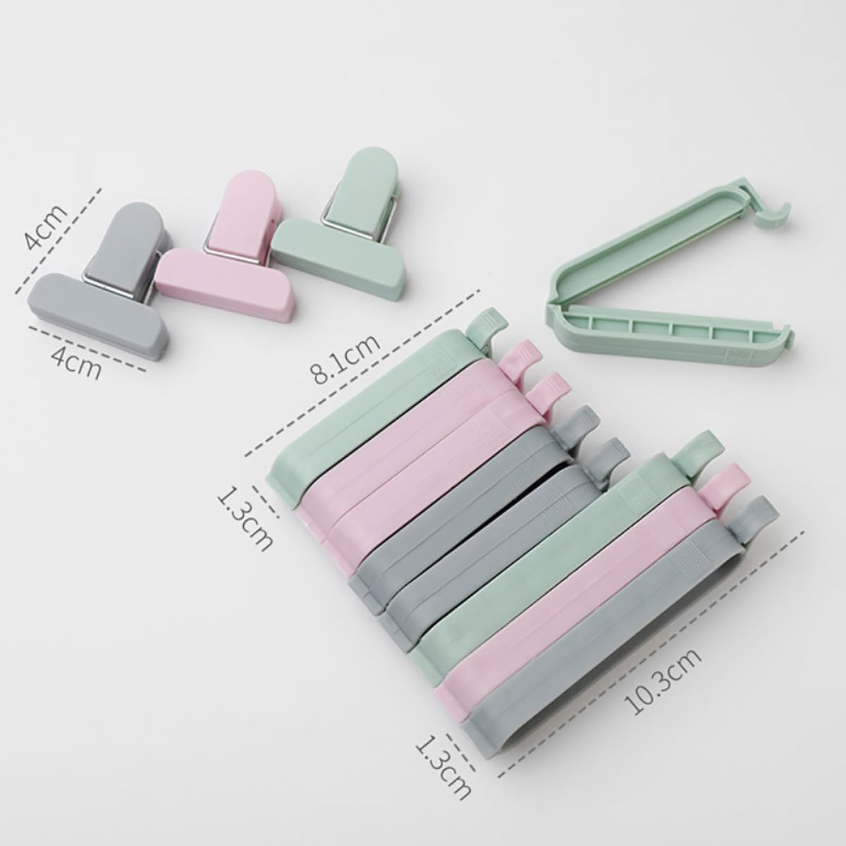 12 clips selladores de plástic - Food Storage No Plastic reseña y precio