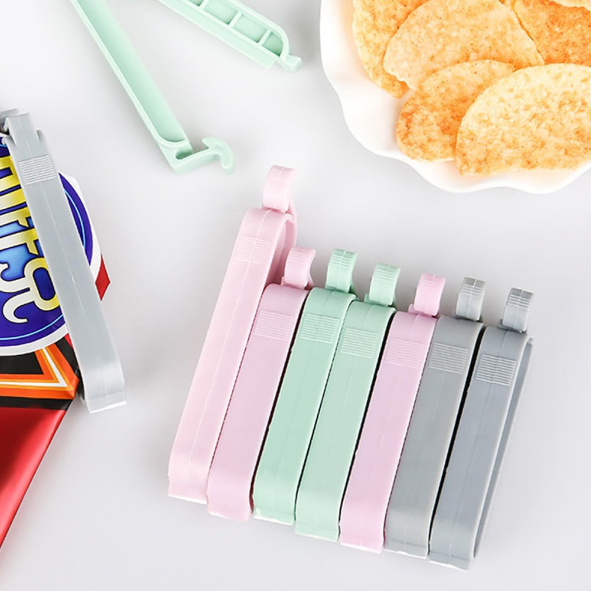 12 clips selladores de plástic - Food Storage No Plastic reseña y precio