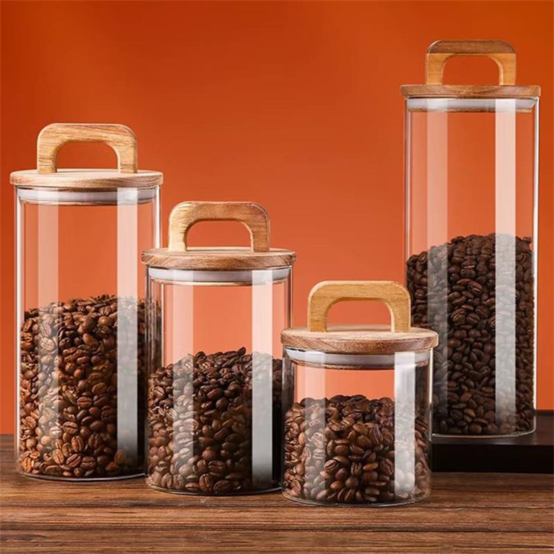 Tarro de vidrio transparente c - Food Storage Jars With Lids reseña y precio