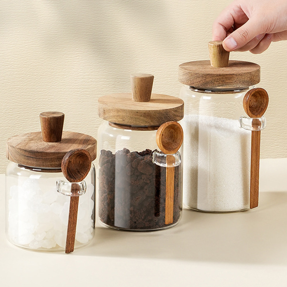 Recipiente de Vidrio Transpare - Food Storage Jars With Lids reseña y precio