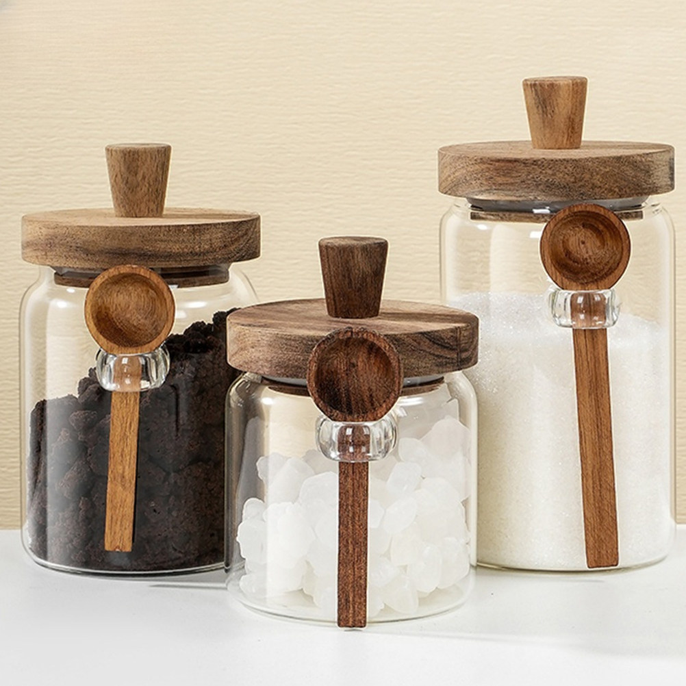 Recipiente de Vidrio Transpare - Food Storage Jars With Lids reseña y precio