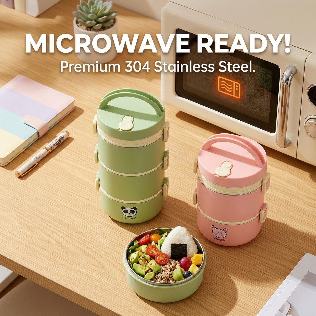 Lonchera Térmica de Acero Inox - Food Storage Jar Set reseña y precio