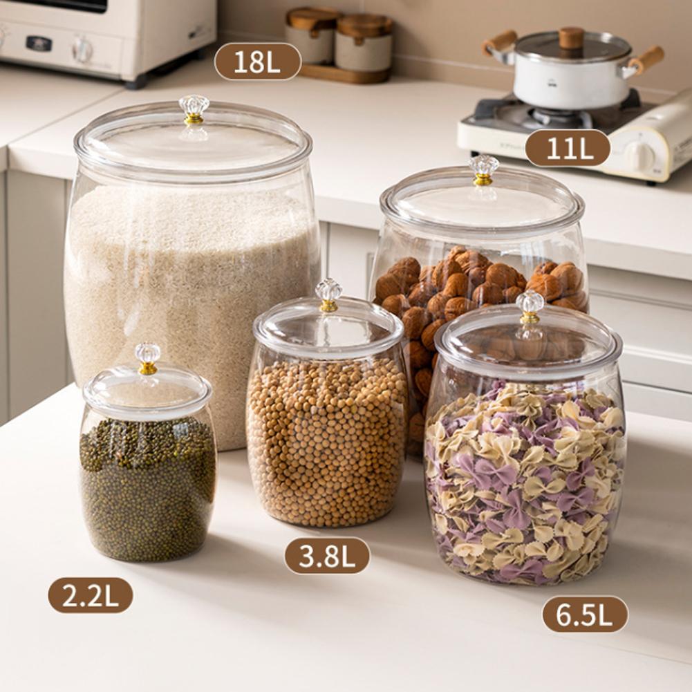 Frasco Grande Transparente de  - Food Storage Jars With Lids reseña y precio