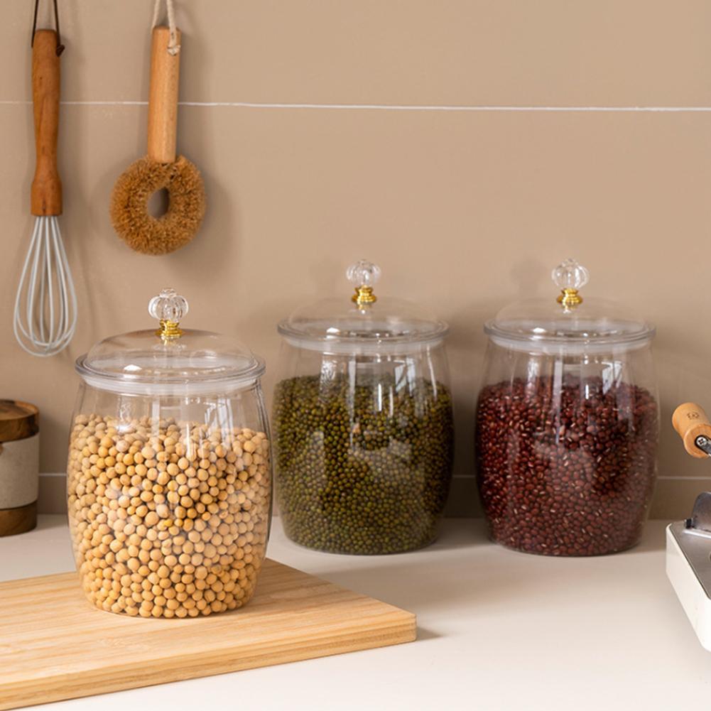 Frasco Grande Transparente de  - Food Storage Jars With Lids reseña y precio