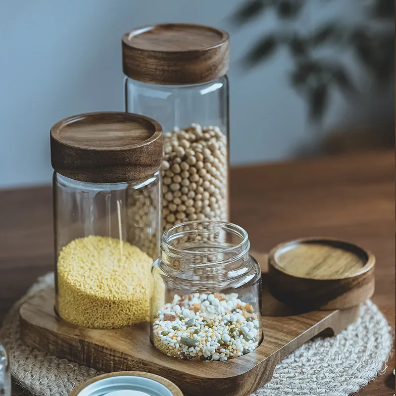 Recipiente hermético de vidrio - Food Storage Jars With Lids reseña y precio