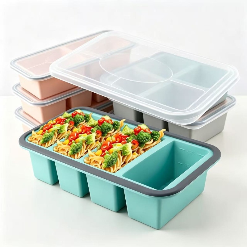 Moldes de Silicona para Congel - Food Storage Prep Containers reseña y precio
