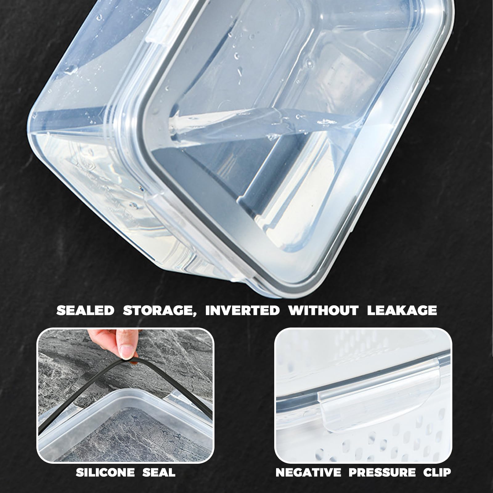 Paquete de 3 Contenedores para - Food Storage Prep Containers reseña y precio