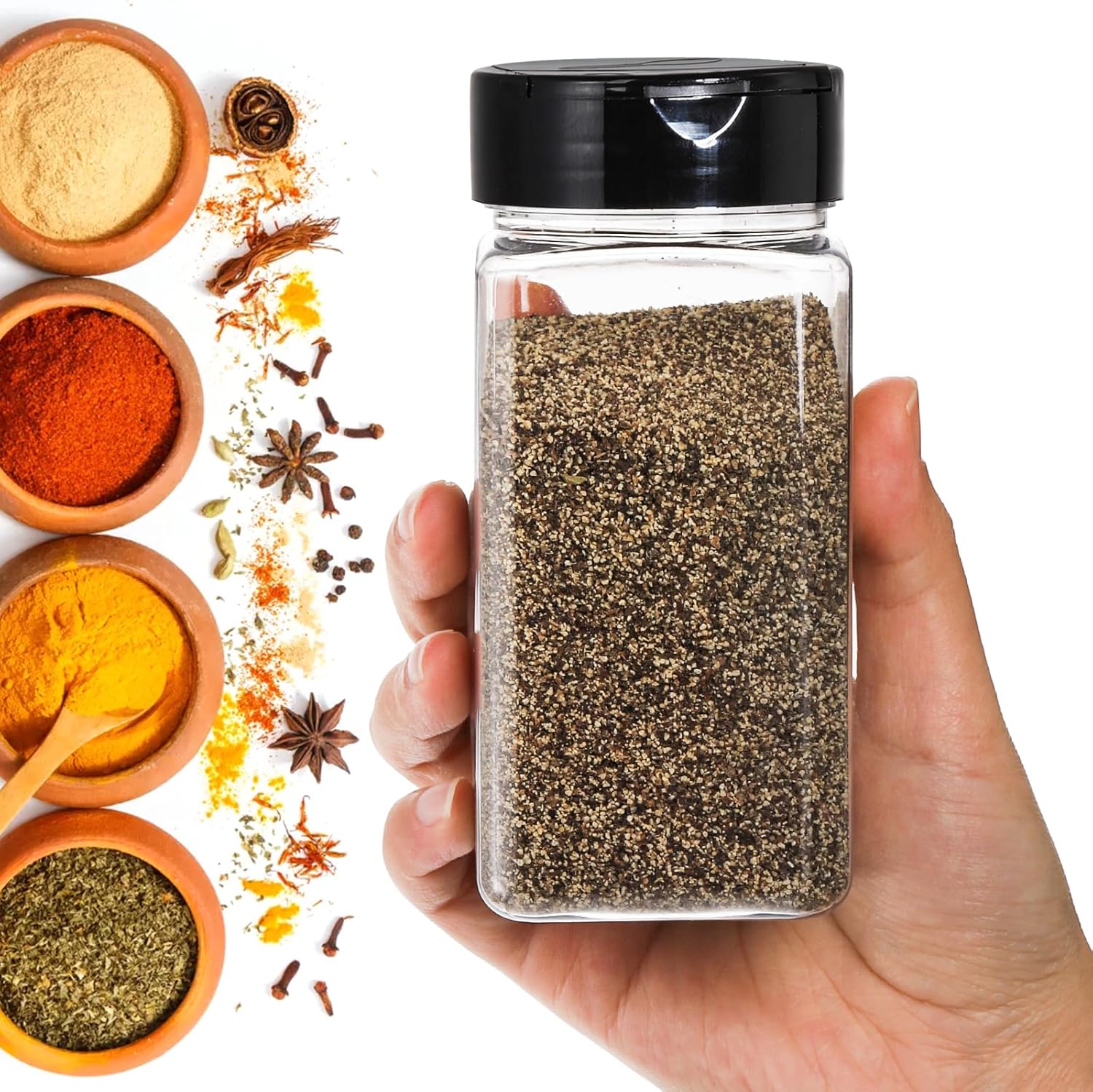 Frascos Cuadrados Grandes de P - Food Storage Jars With Lids reseña y precio