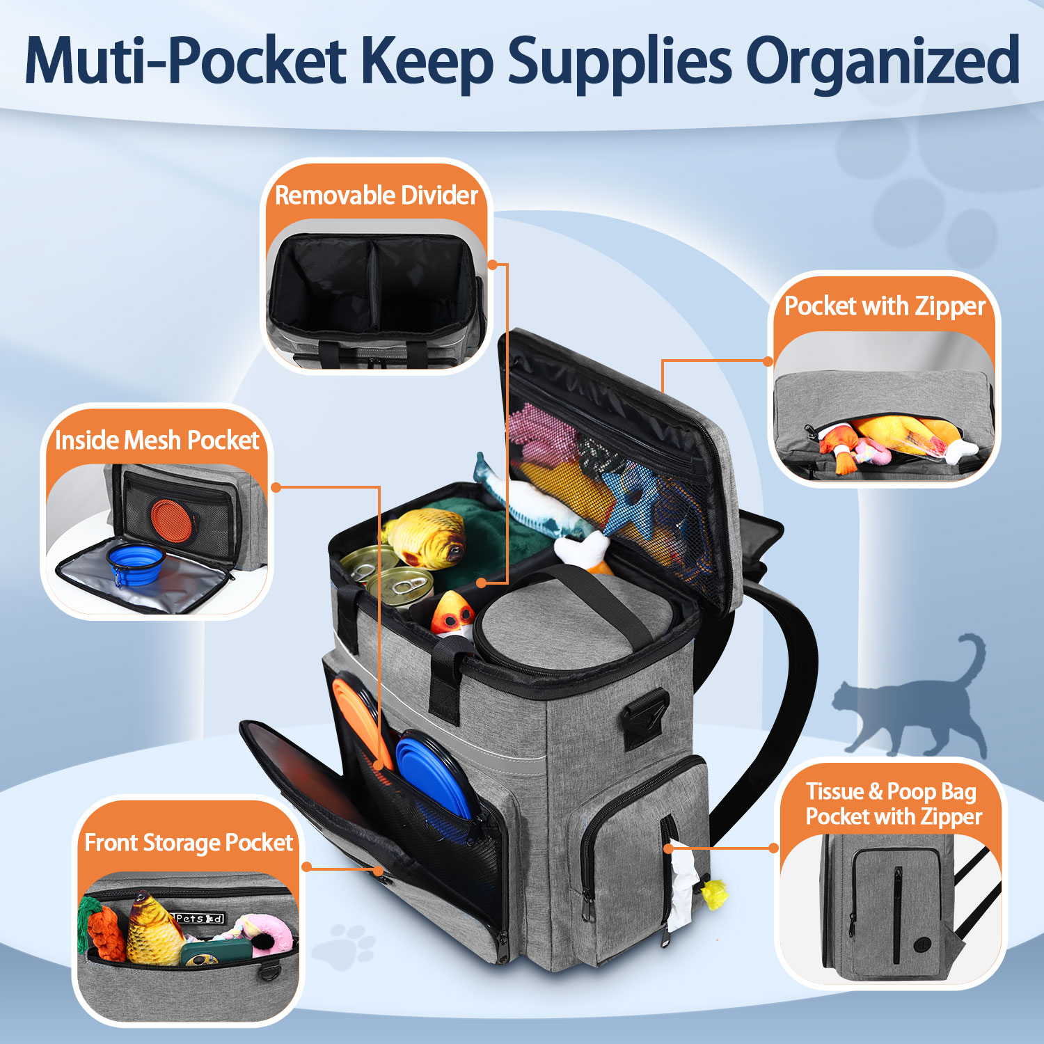Petskd-Bolsa organizadora para - Food Storage Jar Set reseña y precio
