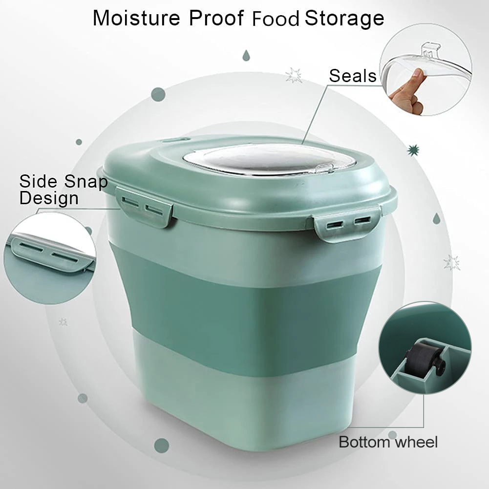 Contenedores plegables de alma - Dog Food Storage Xl reseña y precio