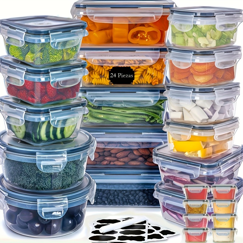 Juego de 48 Recipientes para A - Food Storage Jar Set reseña y precio