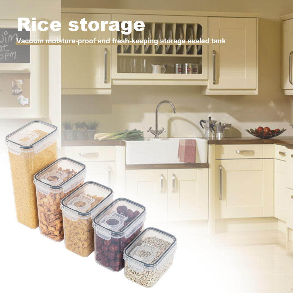 Caja de almacenamiento de alim - Food Storage Jars With Lids reseña y precio